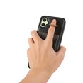 thumbnail image 5 of Wallet Back Case for Samsung Galaxy A05 with Wrist Strap, Stylish Magnetic Card Holder Finger Ring Kickstand PU Leather Lanyard Shockproof Slim Phone Case for Samsung Galaxy A05, Black, 5 of 7