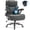 Gray, variant on WOSDOM Big and Tall Office Chair 700lbs, Large High Back Executive Chair with Extra Wide Seat, Heavy Duty Rocking Computer Chair, 3D Flip Arms, Adjustable Lumbar Support, Black