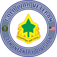 thumbnail image 1 of 3.8 Inch U.S. Army Cold War 4th Infantry Division Unit Crest Veteran Decal, 1 of 1