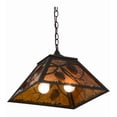 thumbnail image 6 of Meyda Tiffany 155142 Whispering Pines 2 Light 22" Wide Pendant - Bronze, 6 of 7