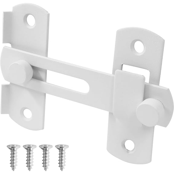 180 Degree Flip Latch Barn Door Lock, Stainless Steel Gate Latch Safety Door Bolt Latch Lock for Outdoor Garage Fence Home Window Bathroom Cabinet