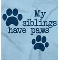 thumbnail image 2 of Siblings Have Paws Funny Animal Pet Romper Boys or Girls Infant Baby Brisco Brands 12M, 2 of 7