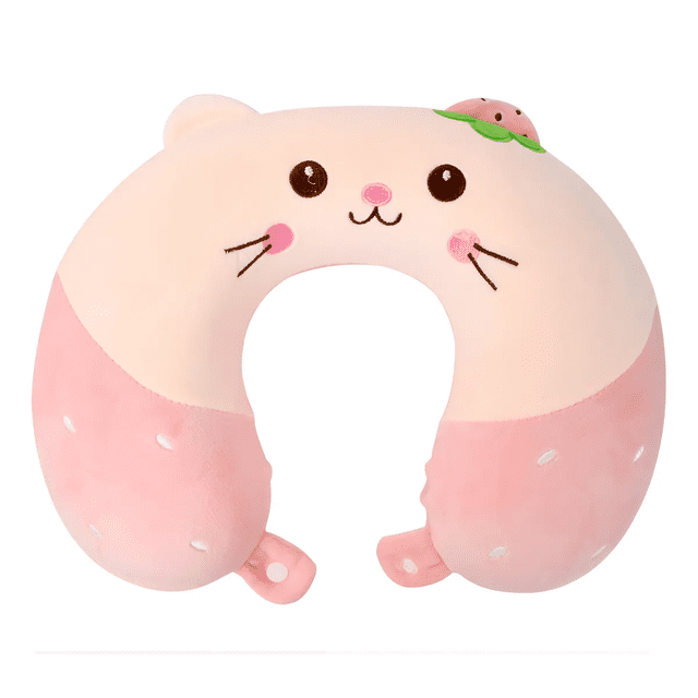 Almohada De Viaje Cuello GATO MaluberoRosa