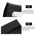 thumbnail image 2 of FONDOTIN Black PU Car Visor Tissue Holder Hanging Napkin Dispenser Practical Car Storage Organizer, 2 of 8