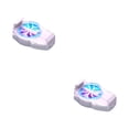 thumbnail image 1 of Seitruly Radiador para teléfono móvil, iluminación RGB, 3 velocidades de engranaje, almohadilla de silicona con ajustable, accesorios para Blanco 2piezas, 1 of 6