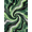 Green, Pattern 18, variant on ODIKA 4'x6' Machine Washable Non-Slip Area Rug, Abstract Green High Traffic Rug, Green, 1109284
