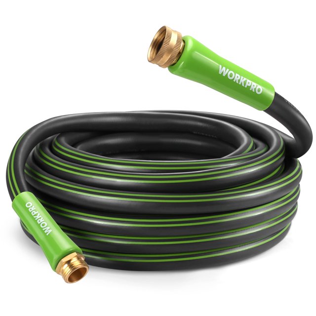 Manguera de jardín WORKPRO, 16 mm x 15 m, accesorios de latón de alta resistencia
