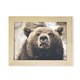 thumbnail image 1 of Animales salvajes terrestres organismo oso Escritorio de madera Arte Pintura 6x8 pulgadas marco de foto foto, 1 of 4