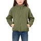 thumbnail image 4 of Chaquetas y abrigos casuales de manga larga sin capucha para niños, chaqueta de manga larga con cremallera de color sólido, chaqueta cálida informal de tamaño mediano para niños, blusa de poliéster pa, 4 of 6