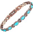 thumbnail image 1 of Copper Bracelets for Women, Effective Magnetic Bracelets with 3500 Gauss Ultra Magnets and 2 Extra Link, 1 of 6