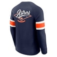thumbnail image 3 of Men's Darius Rucker Collection by Fanatics Navy Houston Astros Waffle-Knit Raglan Long Sleeve Henley T-Shirt, 3 of 6