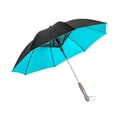 thumbnail image 2 of Sombrilla con ventilador USB recargable a prueba de lluvia jinwen azul, 2 of 8