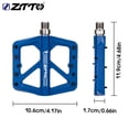 thumbnail image 4 of Ztto 1 par de nylon bicicleta pedal plano 24 picos cambiantes Color sólido Pedales de bicicleta Piezas de ciclo Accesorios de componentes Suministros Inevent OD003659-04, 4 of 6