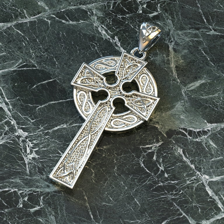 Celtic knot cross on sale pendant