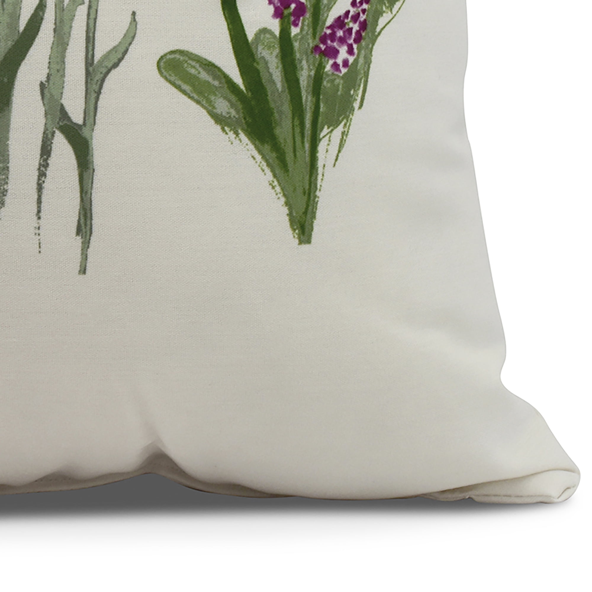 Simply Daisy, 20" x 20" Flower Trio Outdoor Pillow, Light Blue