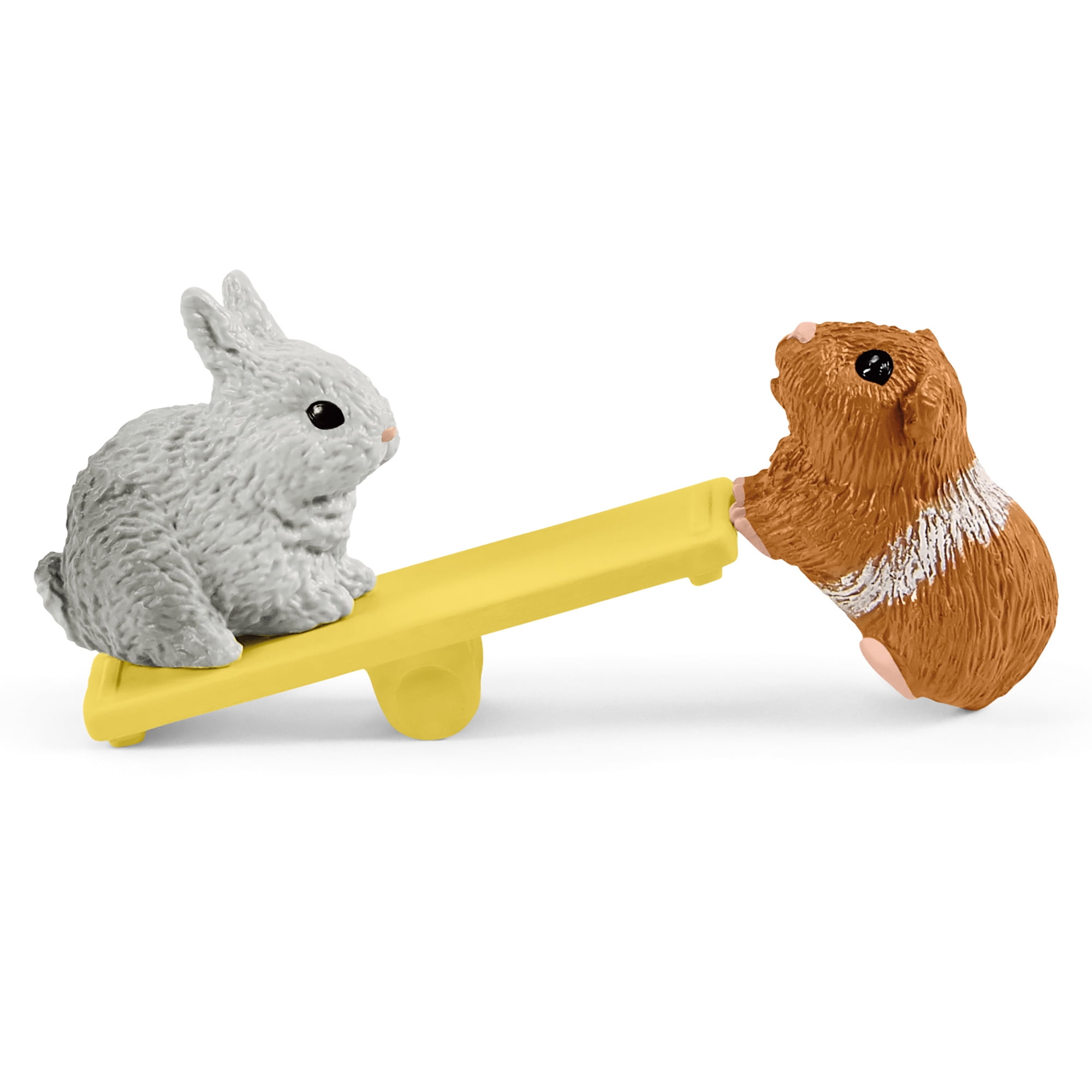 Schleich Farm World, Animal Toys for Kids, Rabbit and Guinea Pig Toy Set with Hutch 14-Piece Set, Ages 3+