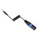 thumbnail image 4 of 2x Cable de salida de micrófono macho tipo bloqueo de 3,5mm a 3,5mm a Xlr para receptores inalámbricos, 4 of 5