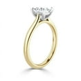 thumbnail image 2 of OM-RE Princess Shape FG Diamond Engagement Ring, 2 ct. t.w., 14k Yellow Gold, 2 of 2