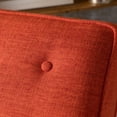 thumbnail image 2 of Christopher Knight Home Mervynn Mid-Century Modern Button Tufted Fabric Recliner by  Muted Orange Pushback Recline, 2 of 5
