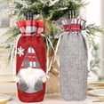thumbnail image 5 of THLKIF Christmas Wine Bottle Gift Bags, Reusable Drawstring Bags with 3D Doll Designs, Merry Christmas Themed Decor for Holiday Parties, Festive Gift Giving, 5 of 9
