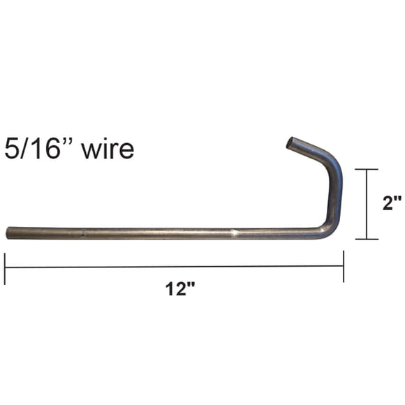 Nickson Exhaust System Hanger 25372-25 Universal Wire Hanger; 12 Inch; Box Of 25