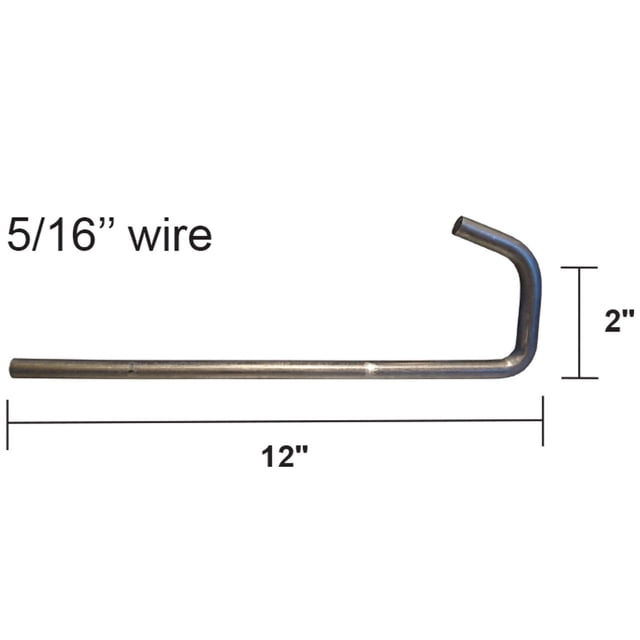 Nickson Exhaust System Hanger 25372-25 Universal Wire Hanger; 12 Inch; Box Of 25