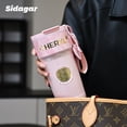 thumbnail image 2 of Sidagar 21 oz Insulated Leakproof Stainless Steel Tumbler with Straw, Pink, 2 of 5