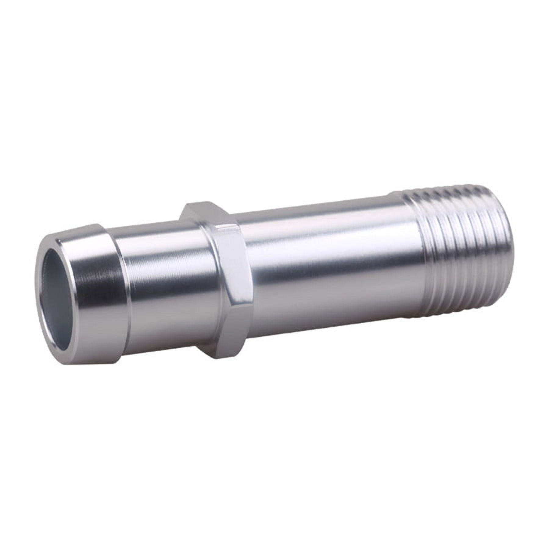 Heater Hose Connector 90-Degree Fitting - 3/4" To 5/8" Aluminum, Replaces OEM 4530/9514X For SBC V8 - View #8