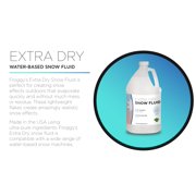 Froggy's Flakes® - EXTRA DRY - OUTDOOR FORMULA- 1 Gallon - Snow Juice Machine Fluid by Froggy's Fog® - (>30 Foot Float / Drop) Highly Evaporative Formula