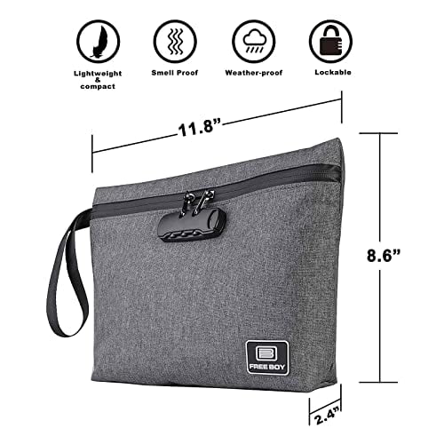 Mua Smell Proof Bag with Combination Lock Stash Bag File Organizer Case  Container Medicine Lock Box Travel Odorless Storage Bag Great Gift for  Friend trên Amazon Mỹ chính hãng 2023 | Giaonhan247