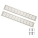 thumbnail image 1 of 2Pcs Cubierta de Ventilación para Puerta, Rejillas Decorativas de Ventilación de 15.7" x 2.4" con Tornillos para Armario de Vestidor (Gris), 1 of 7