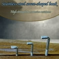 thumbnail image 5 of Jinsinto 30 Pieces Right Angle Screw Hook, Galvanized Screw Hook, Split L-Shaped Hook, Right Angle Galvanized Hook,, 5 of 5