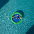 thumbnail image 3 of Water Hammock (8' Circle) Green+BlueRound Floating Ring Inflatable Water Hammock Heavy Duty River Floats Lake Raft for Adults Tanning Pool Lounger Float Island Platform Pad Mat for Party, 3 of 6