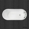 thumbnail image 6 of WOODBRIDGE 67" Freestanding Bathtub Contemporary Soaking Tub BTA0084, 6 of 7