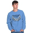 thumbnail image 3 of Country Strong Cute Angels Wings Star Sweatshirt for Men or Women Brisco Brands X, 3 of 6