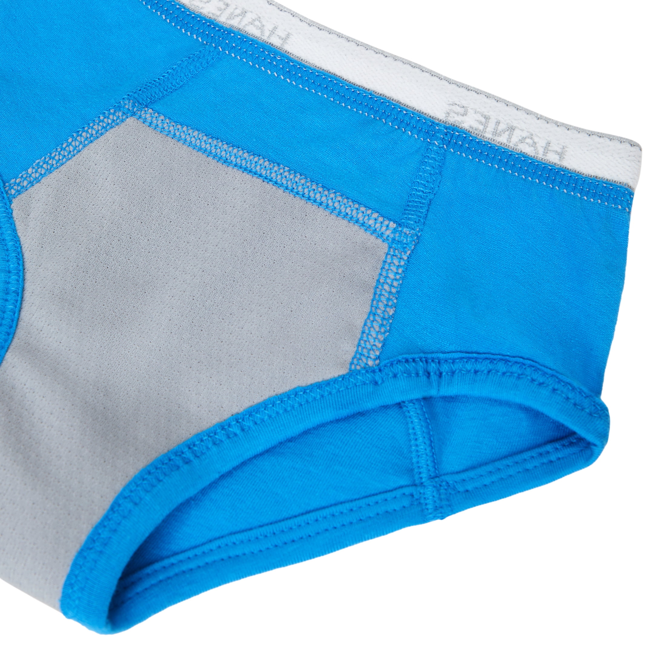 Hanes Infants/Toddlers Potty Trainer Briefs Underwear Pack, 6-Pack, Leak Protection Toddler Training Underwear