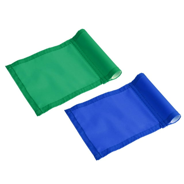 2x Bandera De Poste para golf De Nylon Duradero Putting Green Banner Training Aid Backyard 7x5 '' kusrkot banderas de golf para greens