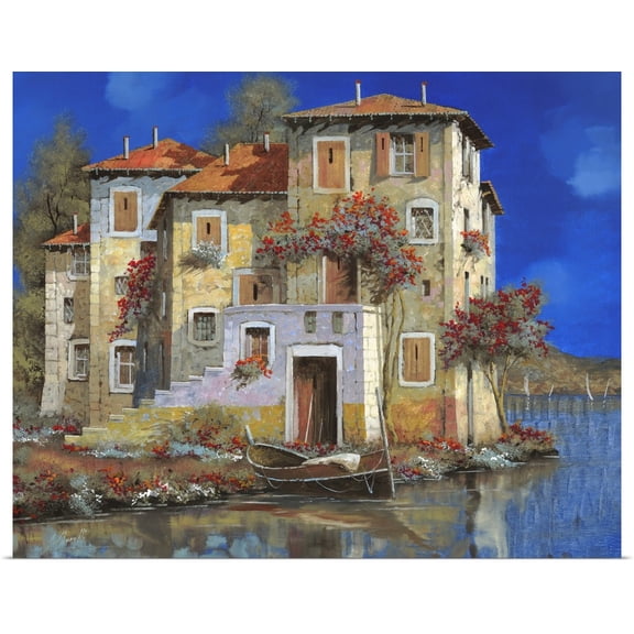 Great BIG Canvas | Rolled Guido Borelli Poster Print entitled Mareblu