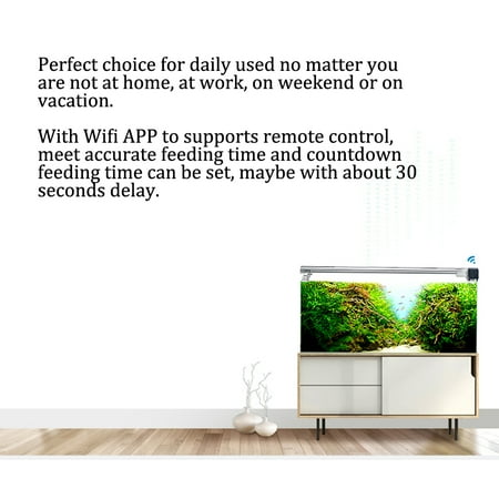 Wifi Remote App Control Automatic Aquarium Fish Can Feeder Time