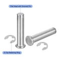 thumbnail image 4 of 2Set M12x55mm 304 Stainless Steel Cylindrical Shaft Snap Ring Locating Pin, 4 of 5