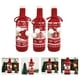 thumbnail image 4 of fundas navideñas para botellas de vino y champán, decorativas, de punto, 4 of 6