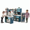 Step2 Grand Walk-in Wood Kitchen includes 15pc Accessory Playset