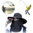 thumbnail image 4 of Pesca Safari Fisherman Hat para Hombres Ajustable Transpirable Protección UV, 4 of 9