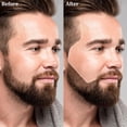 thumbnail image 2 of Professional Beard Shaping Tool Kit for Men, 13Pcs Barber Set Includes Black & White Beard Pencils Lineup Guide Comb Scissors & Brushes - Home Grooming Essentials for Hairline Mustache Beard Styling, 2 of 8