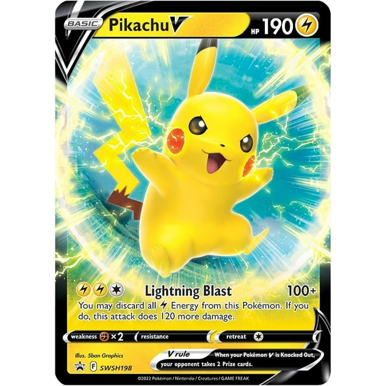 Pokemon Trading Card Games Pikachu V Showcase Box - 3 Booster Packs -  Walmart.com