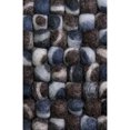 thumbnail image 4 of 2 Piece Set Square Felticrafts Pot Coasters Made of Felt Handmade Colorful Felt Balls?20x20cm), 4 of 9
