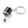 thumbnail image 1 of Black Polished Metal 6-Speed & Reverse Gear Shifter Keychain - Functional Manual Transmission Model, Lightweight Compact Design, Creative Car Lover Gift for Keyrings, Bags, Mobile -, 1 of 6