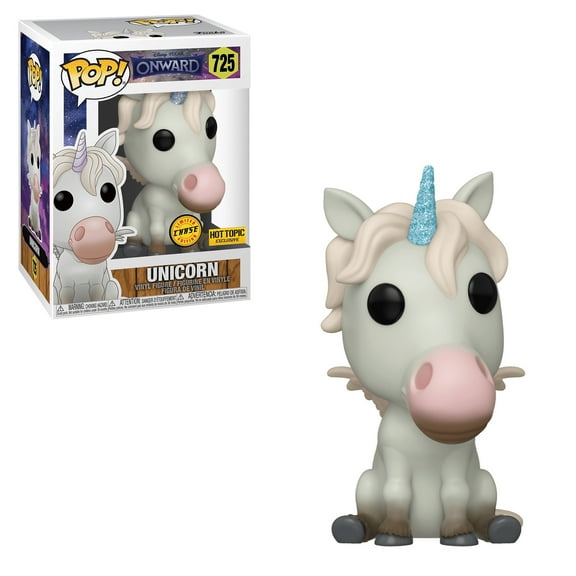 Funko Pop! Disney Pixar Onward Chase Unicorn [Blue Glitter Horn] #725 Hot Topic Exclusive