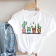thumbnail image 1 of Camiseta con estampado Floral de flores de los 90 para mujer, ropa de calle de estilo de dibujos animados para mujer, camiseta estampada, camiseta gráfica para mujer Tan Jianjun unisex, 1 of 2