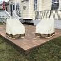 Patio Furniture Cover, Rocking Chair Cover, Ash-proof Garden Furniture Stool Cover
